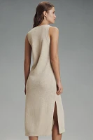 Spiritual Gangster Linen Blend Palm Lucy Tank Midi Dress