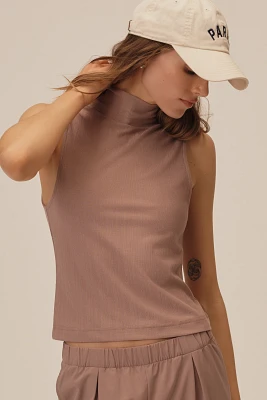 Varley Caley Fitted Rib Turtleneck Tank