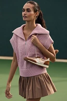 Varley Mila Half-Zip Polo Knit Vest