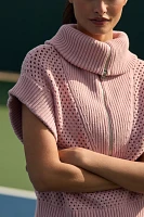 Varley Mila Half-Zip Polo Knit Vest