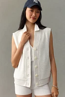 Varley Vicky Collared Button-Front Gilet