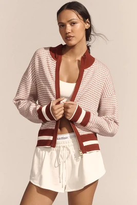 Varley Front-Zip Knit Jacket