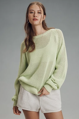 Electric & Rose Chloe Cotton Crew-Neck Sweater