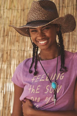 Celandine Mock-Neck Twist Baby Tee