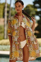 Ro's Garden Deauville Mini Shirt Dress