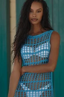 Celandine Crochet Fringe Midi Dress