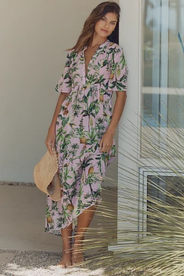 The Kallie Flowy Maxi Dress by Celandine: Printed Edition