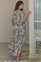 The Kallie Flowy Maxi Dress by Celandine: Printed Edition