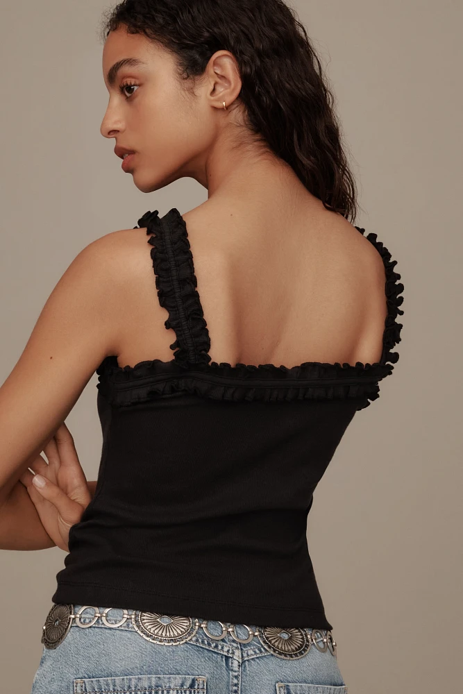 The Dorrie Ruffled Cami by Maeve