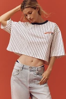 Back When Baseball Team Crop Graphic Tee