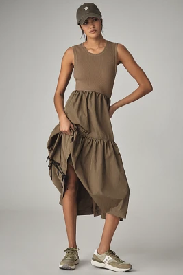The Bowline Tiered Midi Dress by Daily Practice
