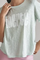 Sundry Liberté Crew-Neck Boxy Graphic Tee