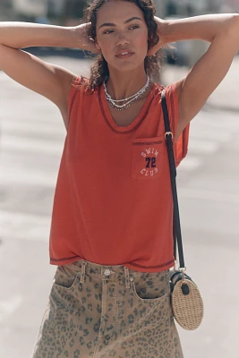 Sundry Swim Club Pocket Tank Top