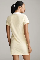 Daily Practice Team Spirit Short-Sleeve Polo Terry Mini Dress
