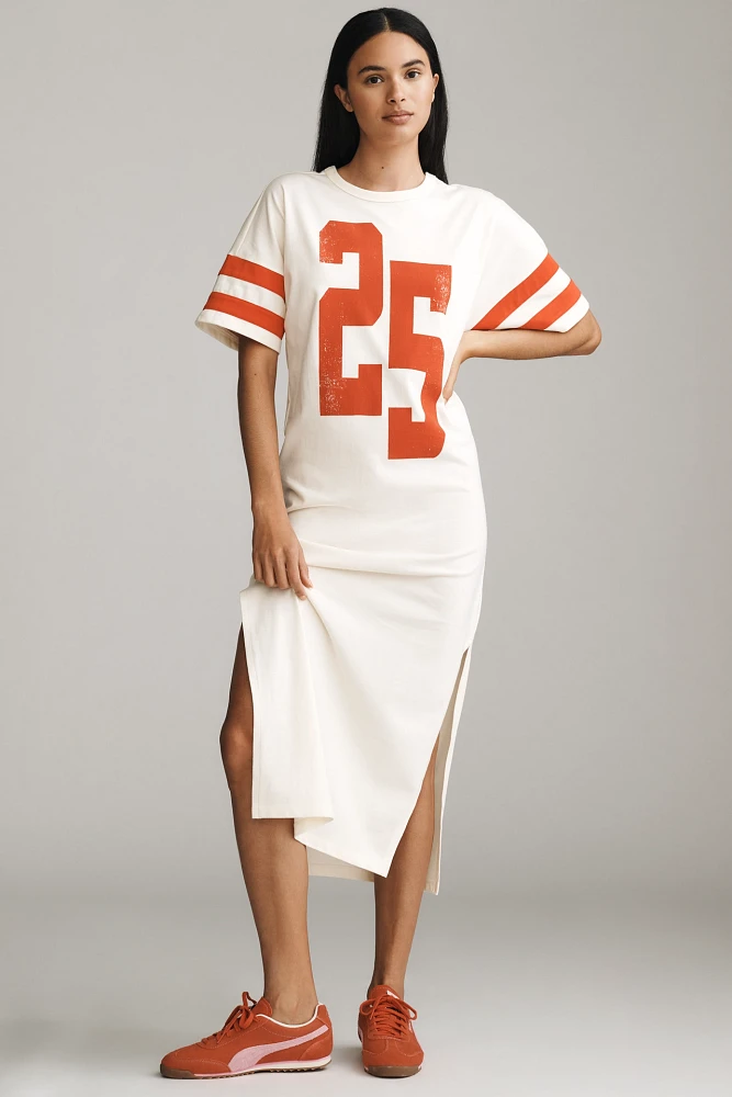 Daily Practice Graphic T-Shirt Midi Dress