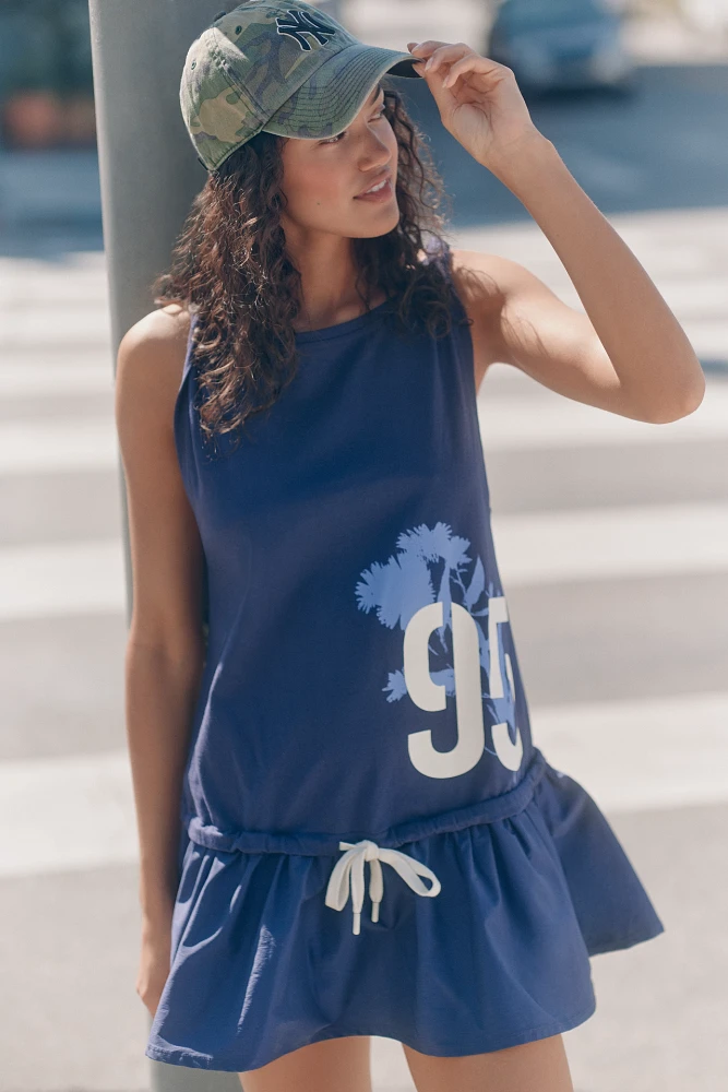 Daily Practice Lane Line Graphic Mini Dress