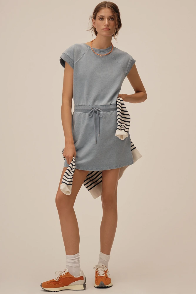 Sundays Apollo Cap-Sleeve Mini Dress