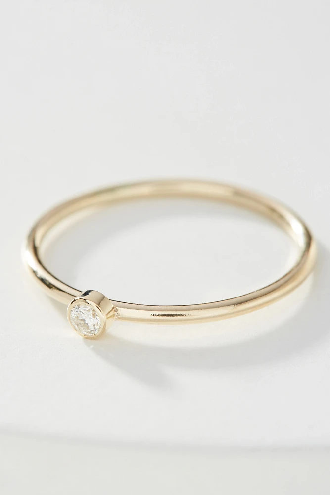 Maya Brenner 14K Yellow Gold Birthstone Ring