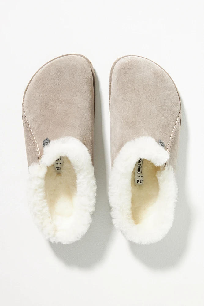 Birkenstock Zermatt Premium Suede Shearling Clogs