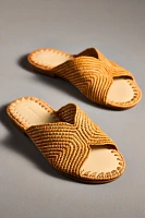 Carrie Forbes Salon Woven Slide Sandals