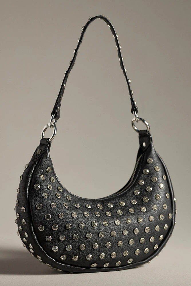 Retrofete Maybelle Rhinestone Studded Shoulder Bag