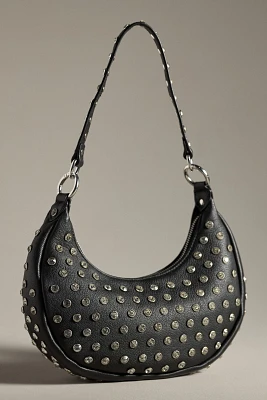 Retrofete Maybelle Rhinestone Studded Shoulder Bag