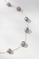 Spaced Pearl Delicate Necklace