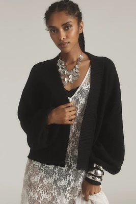 The Livvy Waffle Knit Cardigan by Flat White