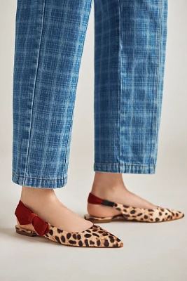 Maeve Side-Bow Slingback Flats