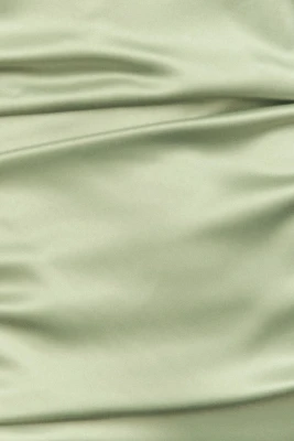 BHLDN High Shine Satin Small Sage Swatch