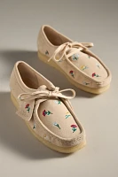 Clarks Wallabee Floral Flats