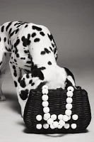 Bali Beaded Straw Satchel