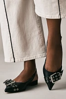 Bibi Lou Moto Slingback Flats