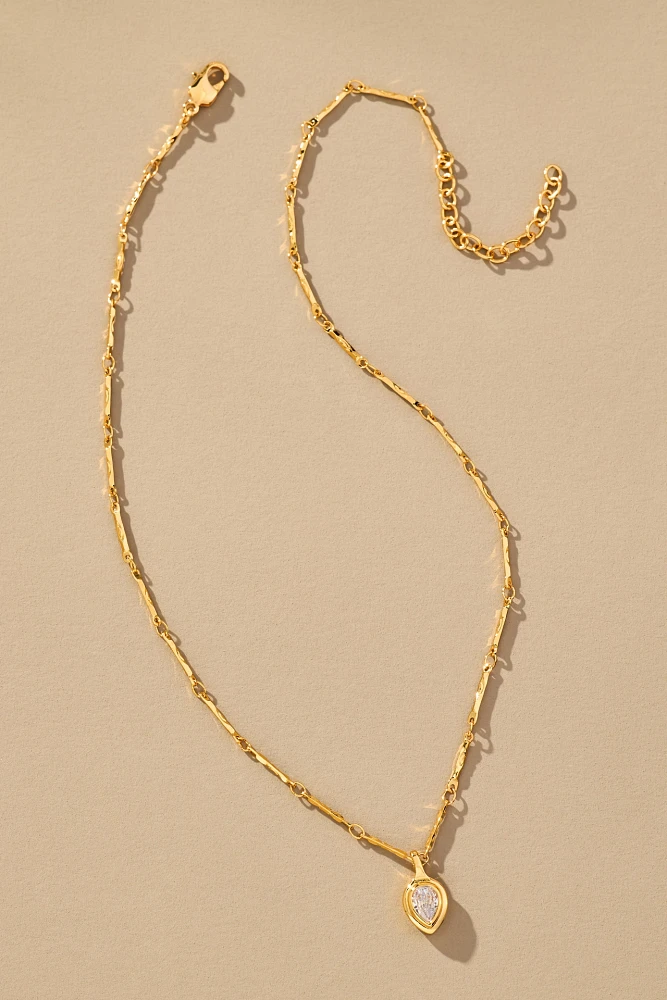 Luv Aj Bezel Link Necklace
