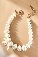Lele Sadoughi Oleander Graduated Pearl Necklace
