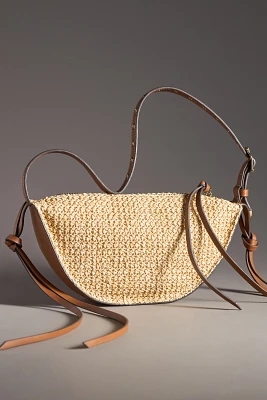 Dolce Vita Monaco Raffia Shoulder Bag
