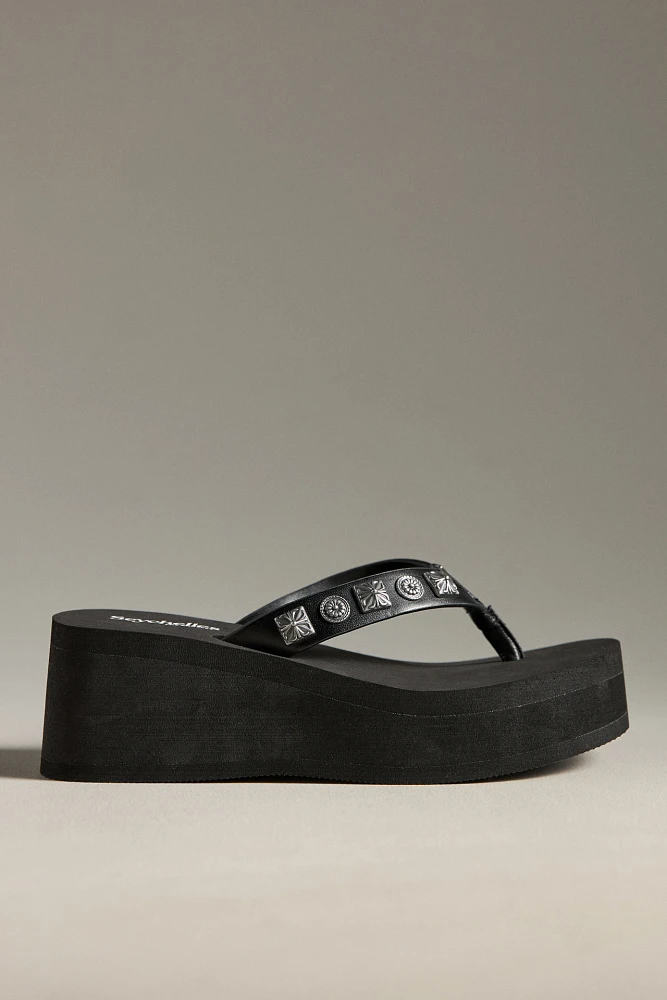 Seychelles Skyscraper Platform Thong Sandals