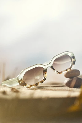 I-SEA Ombré Tortoise Geometric Sunglasses