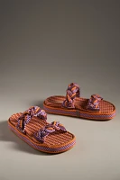Amambaih Daniella Woven Slide Sandals