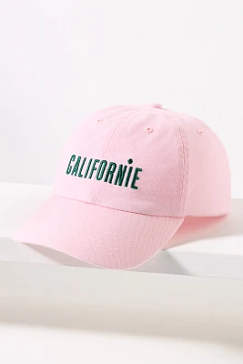 Clare V. Californie Embroidered Baseball Cap