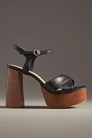 Bibi Lou Cross-Strap Platform Sandals