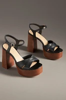 Bibi Lou Cross-Strap Platform Sandals