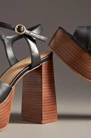 Bibi Lou Cross-Strap Platform Sandals