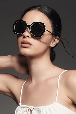 I-SEA Tortoiseshell Metal Sunglasses