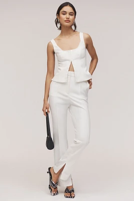 Acler Newland High-Rise Split-Hem Pants