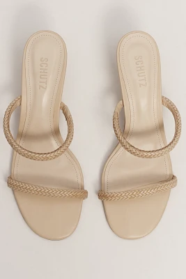 Schutz Talia Woven Kitten Heels