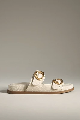 Schutz Olga Sporty Buckle Slide Sandals