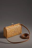 Serpui Lilith Wicker Clutch Shoulder Bag