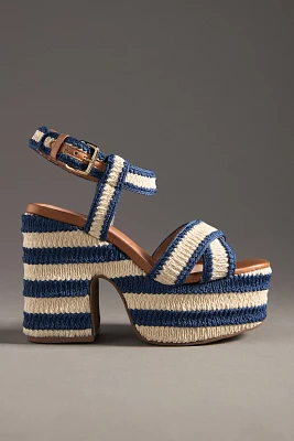 Vicenza Crochet Platform Heels