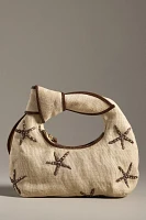 POOLSIDE The Josie Starfish Straw Top-Handle Bag